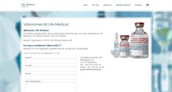 Desktop Screenshot of lifemedical.se